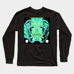 the alien moebius chair traveling in mexican hell ecopop Long Sleeve T-Shirt